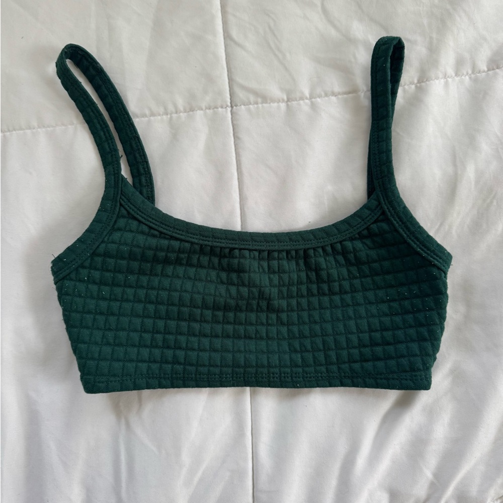 Princess Polly Forest Green Ribbed Ensemble
